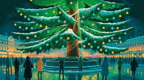 картинки Новогодние ёлки для детей в Москве 2025-2026 | Туроператор "уроков.нет"